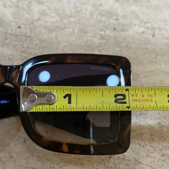 Burberry B Motif Square Sunglasses 😎 Tortoise plus case paper & wipe - Picture 11 of 16